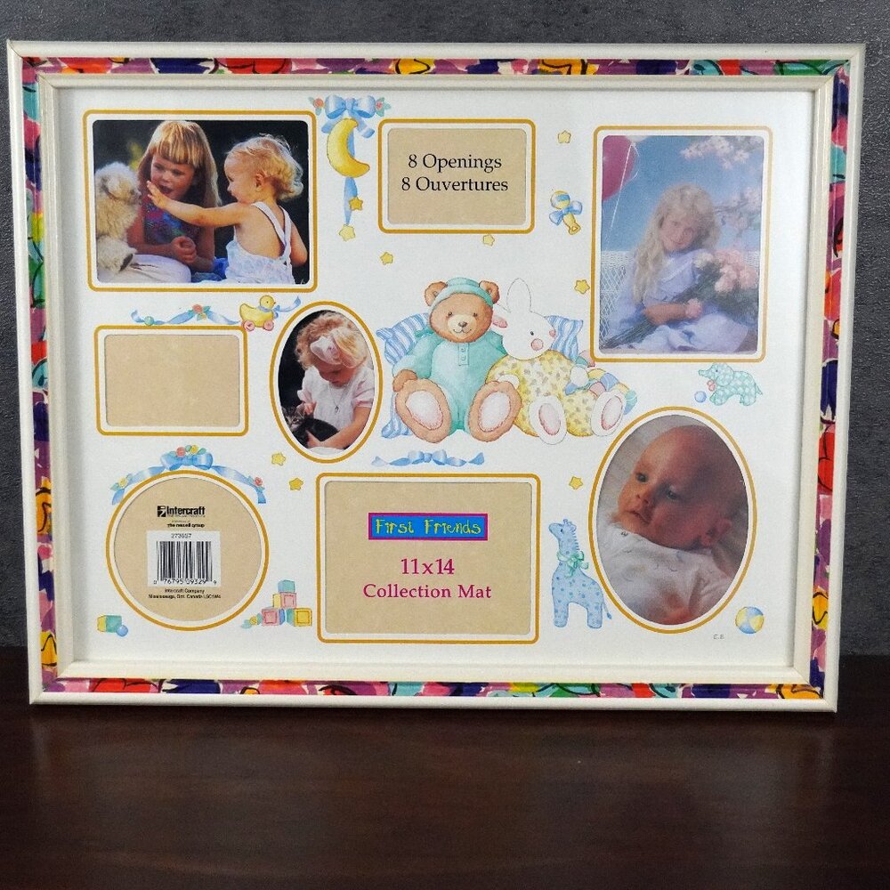 Vintage Collage Baby Photo Frame Nursery Wall Picture Frame Retro Picture Frame